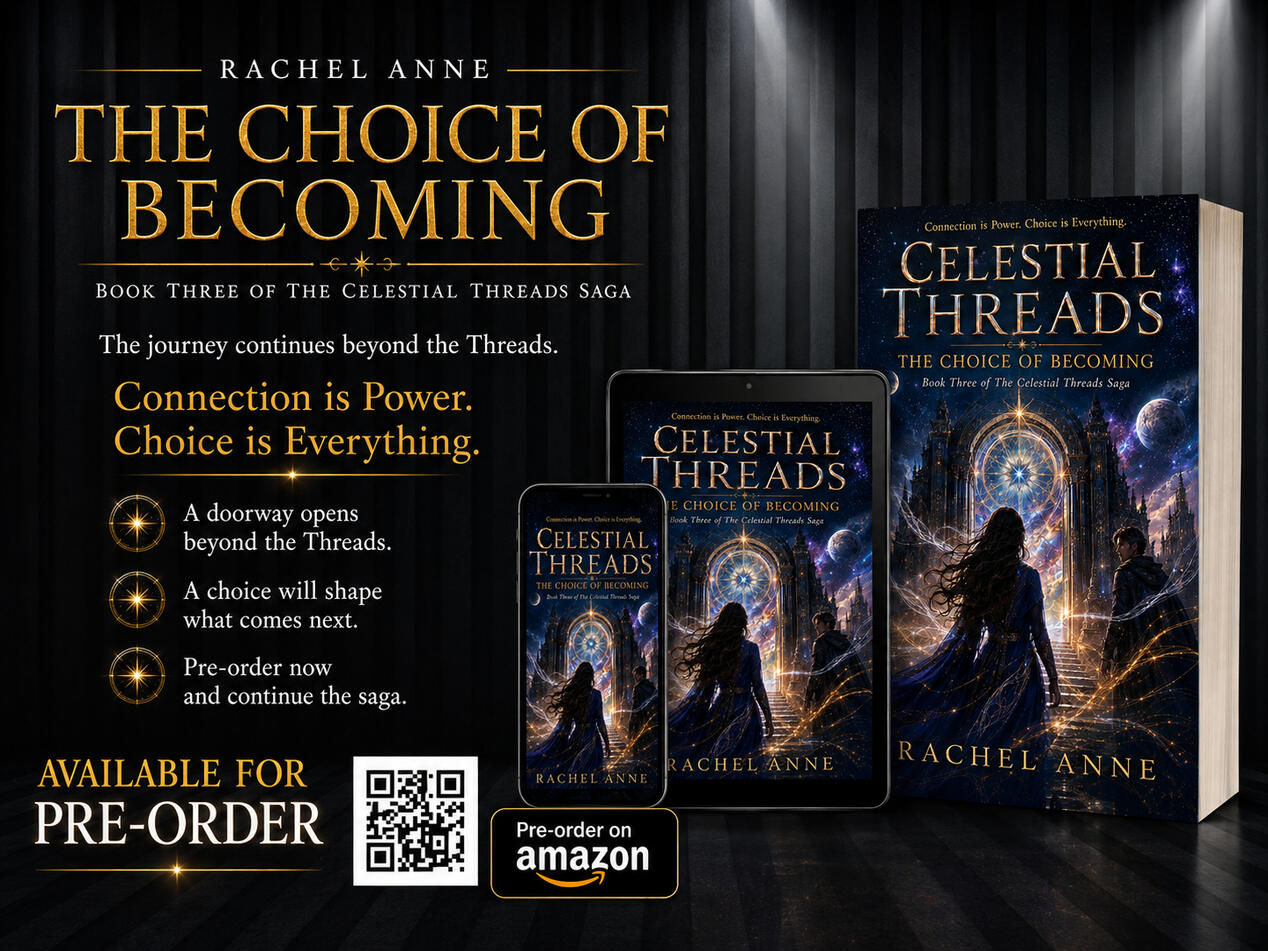 Book cover for book 2 celestial threads gold writing book 2 cover image.